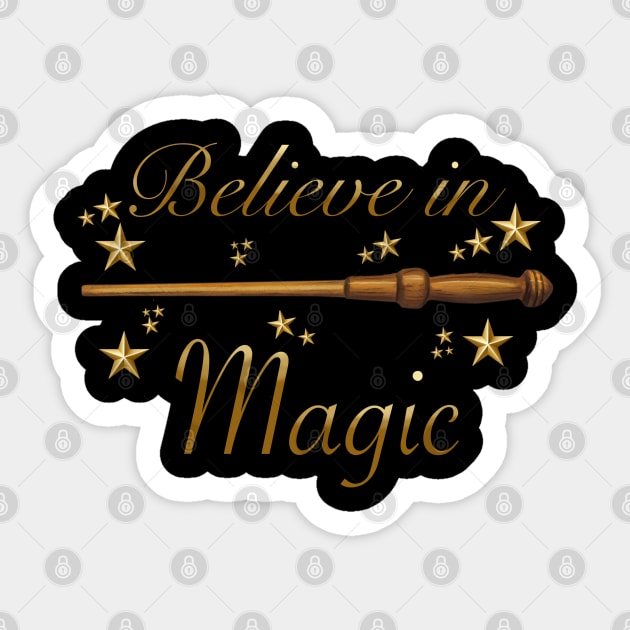 Believe in Magic Sticker by Karienbarnes